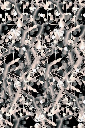 抽象男装印花华亿平台图片