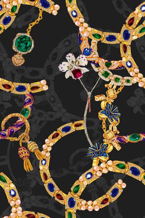 珠宝宝石印花华亿平台图片