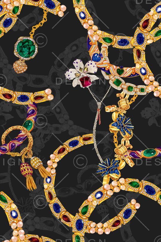 珠宝宝石印花华亿平台图片