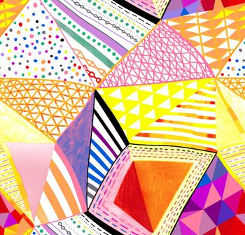 几何印花华亿平台图片