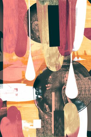 几何印花华亿平台图片