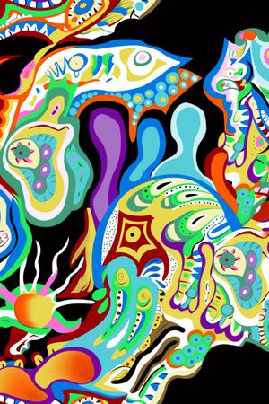 几何印花华亿平台图片