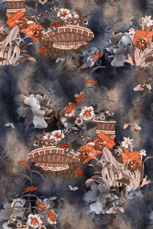 香云纱印花华亿平台图片