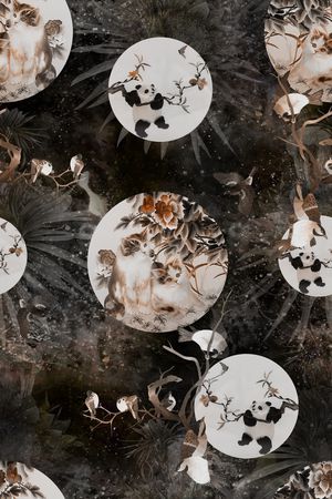 香云纱印花华亿平台图片