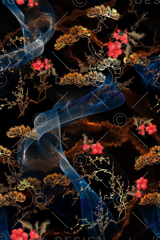 红花印花华亿平台图片