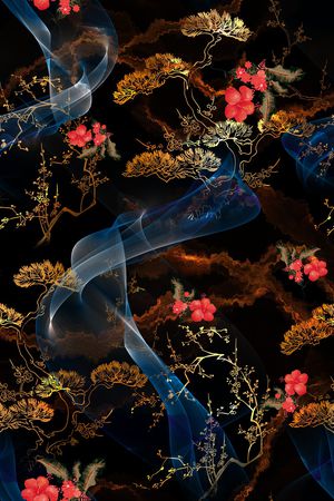 红花印花华亿平台图片