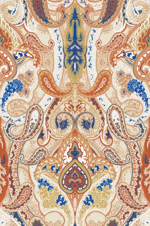 佩斯利印花华亿平台图片