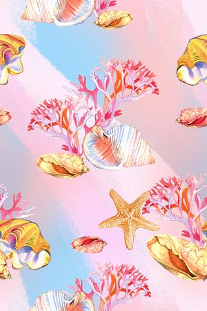 贝壳印花华亿平台图片