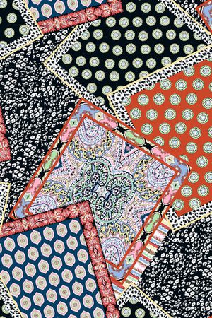 宫廷风印花华亿平台图片