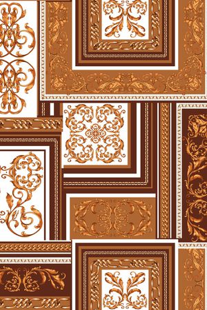 宫廷风印花华亿平台图片