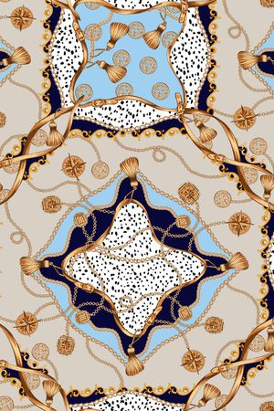 宫廷风印花华亿平台图片