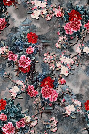 香云纱印花华亿平台图片