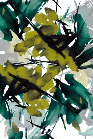 绿植树叶印花华亿平台图片