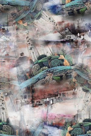 香云纱印花华亿平台图片