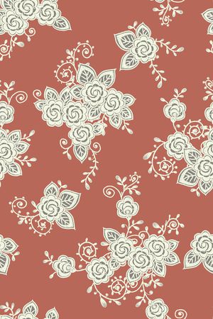 玫瑰花印花华亿平台图片