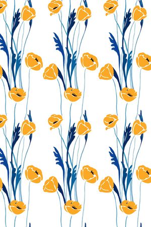 几何花卉印花华亿平台图片