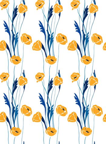 几何花卉印花华亿平台图片