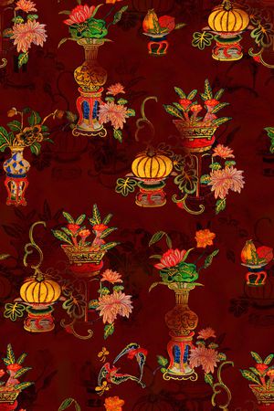 复古印花华亿平台图片