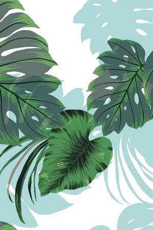 绿植树叶印花华亿平台图片