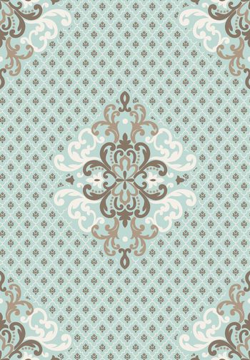 卷草印花华亿平台图片