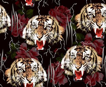 老虎印花华亿平台图片