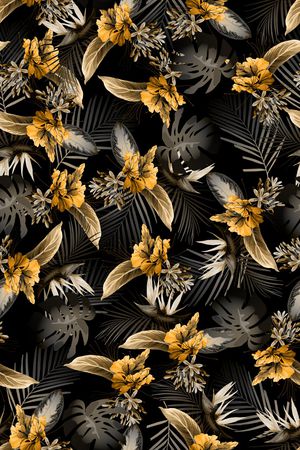 绿植树叶印花华亿平台图片