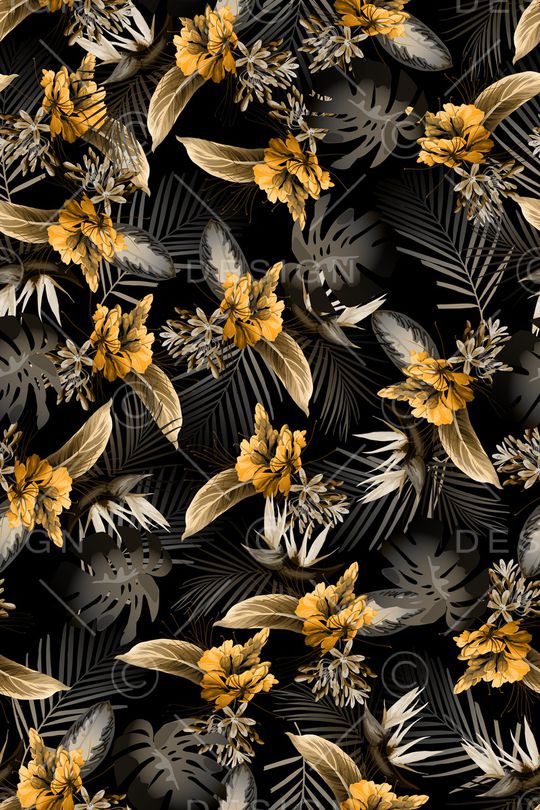 绿植树叶印花华亿平台图片