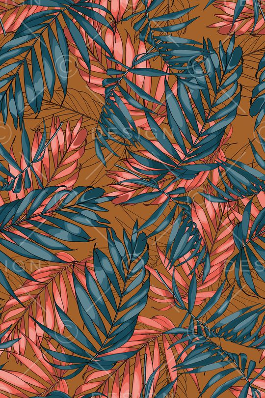 绿植树叶印花华亿平台图片