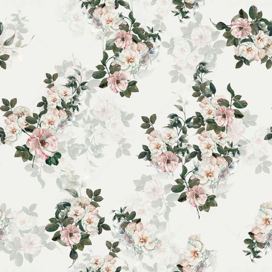 彩底花卉印花华亿平台图片