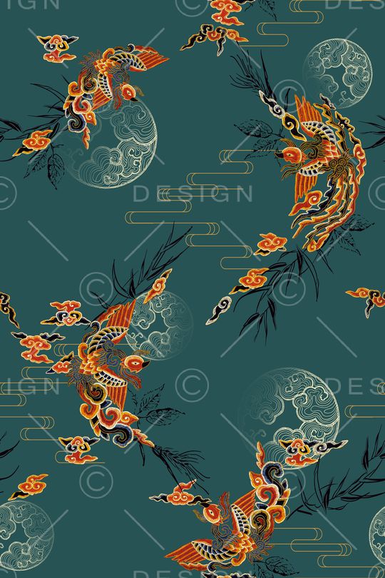 鸟印花华亿平台图片