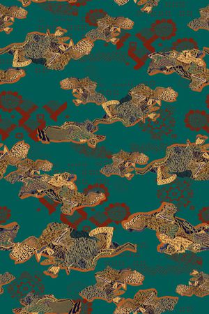 几何印花华亿平台图片