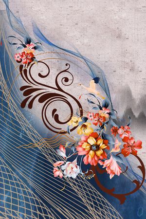 女装定位花印花华亿平台图片