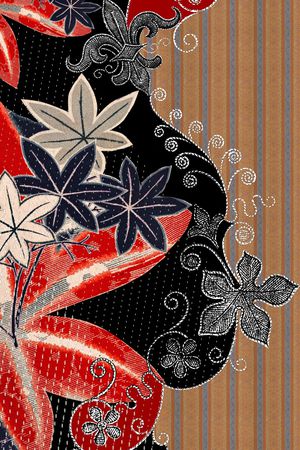 女装定位花印花华亿平台图片