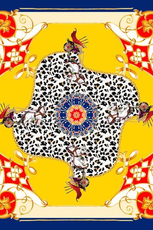 方巾印花华亿平台图片