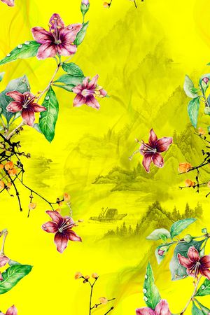 香云纱印花华亿平台图片