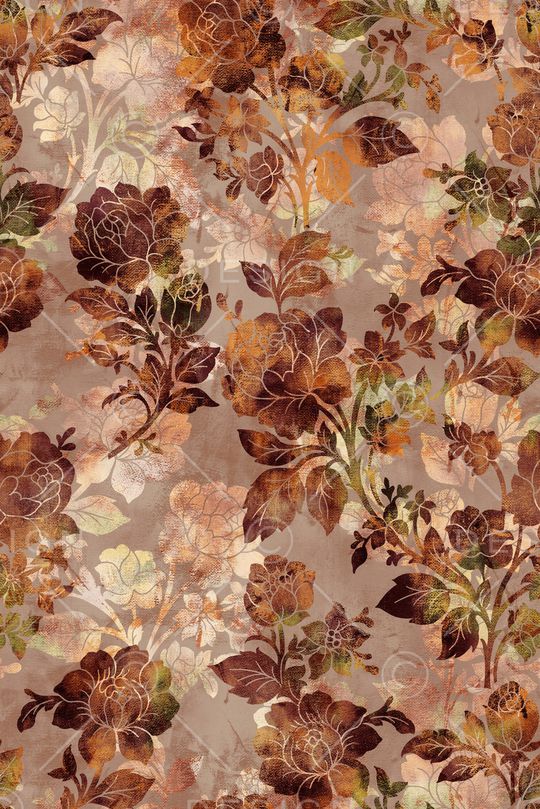 民族花卉印花华亿平台图片