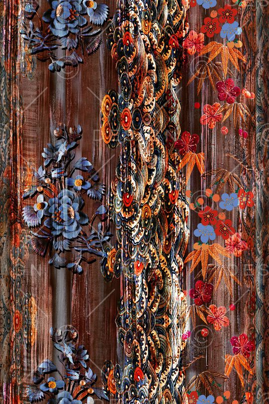 底纹印花华亿平台图片