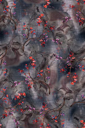 香云纱印花华亿平台图片