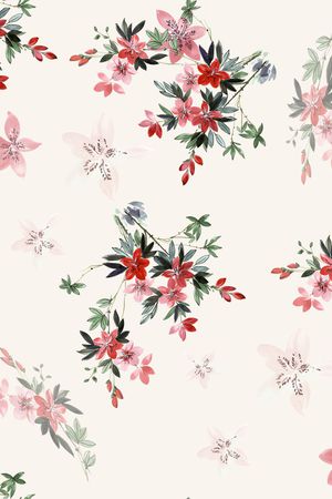 彩底花卉印花华亿平台图片