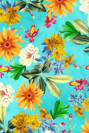 绿植树叶印花华亿平台图片