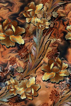 香云纱印花华亿平台图片