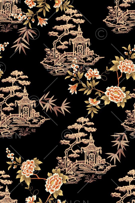 复古印花华亿平台图片