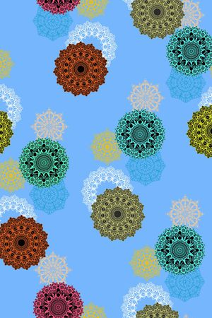 圆形印花华亿平台图片