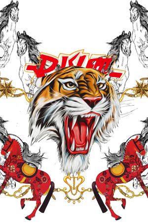 几何印花华亿平台图片