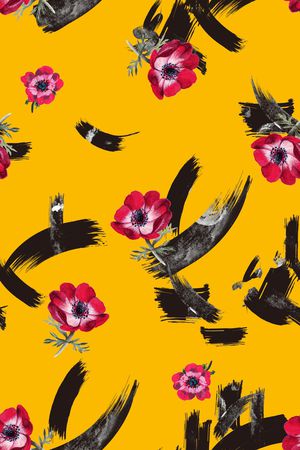 绿植树叶印花华亿平台图片