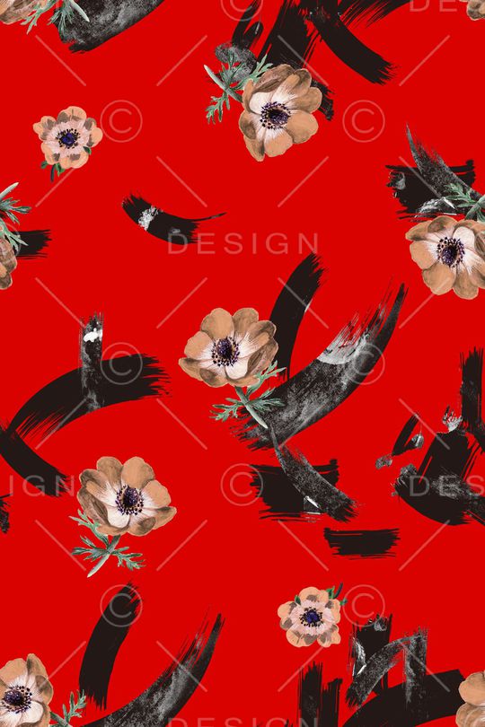 绿植树叶印花华亿平台图片