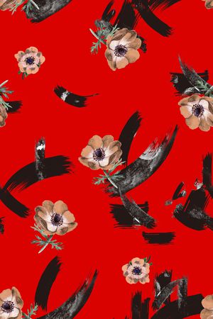 绿植树叶印花华亿平台图片