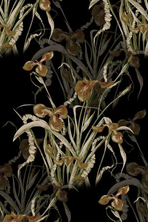 卷草印花华亿平台图片