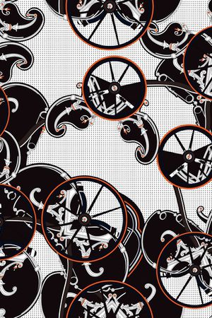 几何印花华亿平台图片