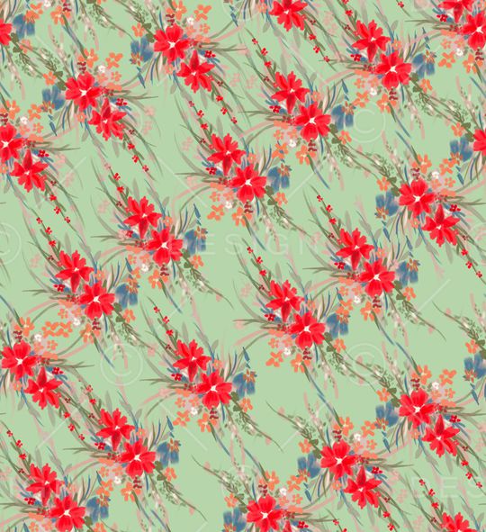 春夏华亿平台印花华亿平台图片